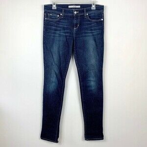 Joes Jeans Women Size 27 Cigarette Fit Distress Medium Wash